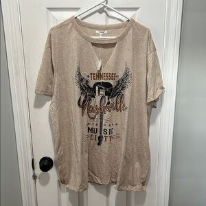 Maurices Tan Nashville Graphic Tee